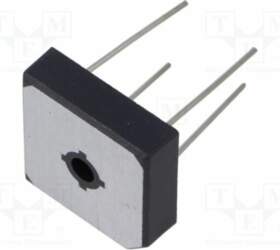 DC COMPONENTS Bridge rectifier: single-phase; Urmax: