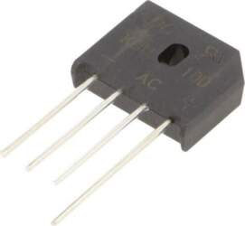DC COMPONENTS Bridge rectifier: single-phase; Urmax:
