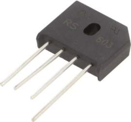 DC COMPONENTS Bridge rectifier: single-phase; Urmax: