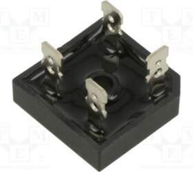 DC COMPONENTS Bridge rectifier: single-phase; Urmax: