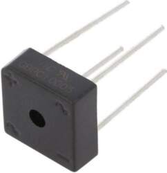 DC COMPONENTS Bridge rectifier: single-phase; Urmax: