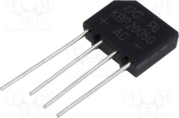 DC COMPONENTS Bridge rectifier: single-phase; Urmax: