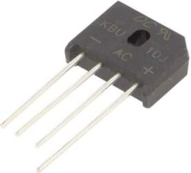 DC COMPONENTS Bridge rectifier: single-phase; Urmax: