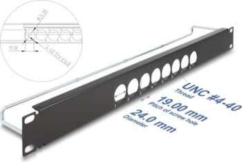 Delock 19" D-Type Patch Panel with