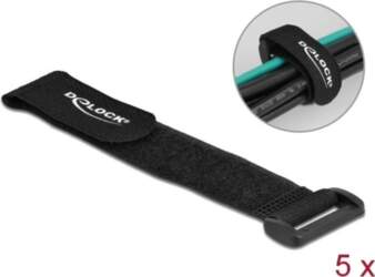 Delock Hook-and-loop cable tie with loop