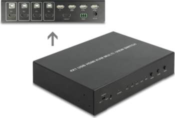 Delock KVM 4 in 1 Multiview