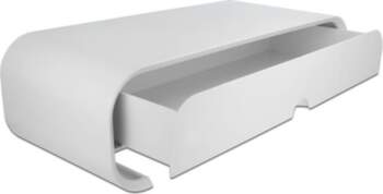 Delock Monitor Stand with Drawer white
