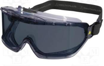 DELTA PLUS Safety goggles; Lens: darkened