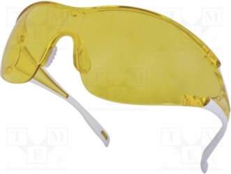DELTA PLUS Safety spectacles; Lens: yellow