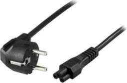DELTACO grounded cable, angled CEE 7/7