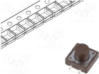 DIPTRONICS Microswitch TACT; SPST-NO; Pos: 2
