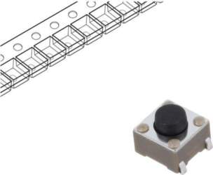 E-SWITCH Microswitch TACT; SPST-NO; Pos: 2