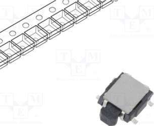 E-SWITCH Microswitch TACT; SPST; Pos: 2