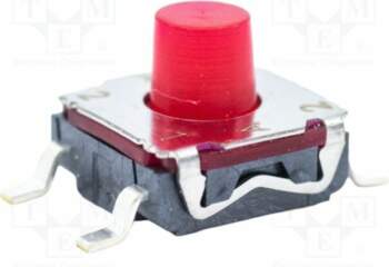 E-SWITCH Microswitch TACT; SPST; Pos: 2