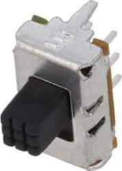 E-SWITCH Switch: slide; Pos: 2; DPDT