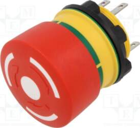 EAO Switch: emergency stop; 22mm; Stabl