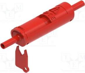 ELECTRO-PJP Fuse; red; Structure: banana socket
