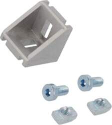 ELESA+GANTER Angle bracket; for profiles; Width