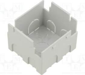 Enclosure: junction box; 55mm; plaster embedded