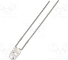 EVERLIGHT LED; red; 3mm; No.of