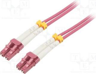 Fiber patch cord; OM4; LC/UPC,both