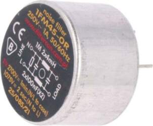 FILTERCON Filter: anti-interference; 250VAC; 100nF; 4mH