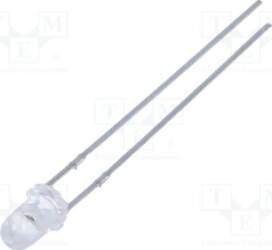 FORYARD LED; red; 3mm; 1380÷3000mcd; 30°