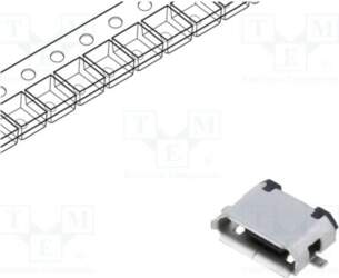 GCT Connector: USB B micro; socket