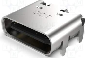 GCT Connector: USB C; socket; SMT