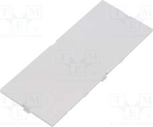 HAMMOND Front panel; 1597; light grey
