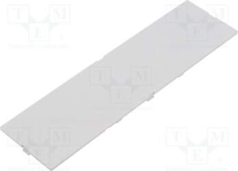 HAMMOND Front panel; 1597; light grey