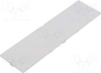 HAMMOND Front panel; 1597; light grey