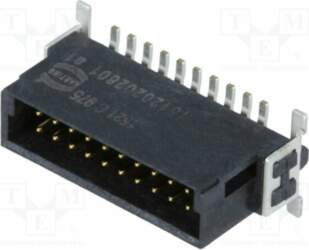 HARTING Connector: PCB-cable/PCB; socket; male; PIN: