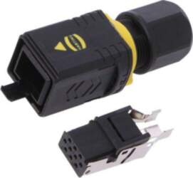 HARTING Connector: rectangular; female; PIN: 10