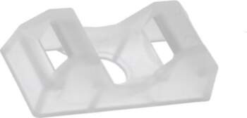 HELLERMANNTYTON Holder; screw; UL94V-2; natural; Tie