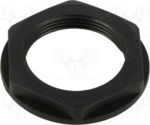 HELLERMANNTYTON Nut; M32; polyamide 66; black