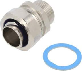 HELLERMANNTYTON Straight terminal connector; Thread: metric
