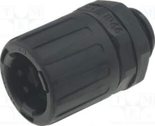 HELLERMANNTYTON Straight terminal connector; Thread: metric