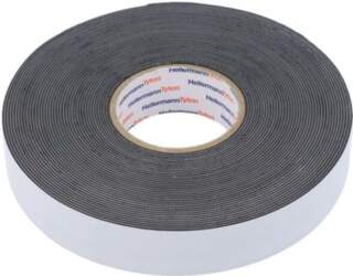 HELLERMANNTYTON Tape: self-amalgamating; black; 19mm; L: