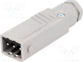 HIRSCHMANN Connector: rectangular; ST; plug; male