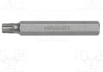 HÖGERT TECHNIK Screwdriver bit; Torx®; TX45