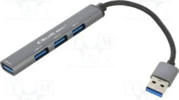 Hub USB; USB A socket x4