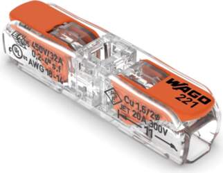 Inline splicing connector with levers 0