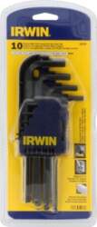 IRWIN Wrench: hex key-set; spherical; 10pcs