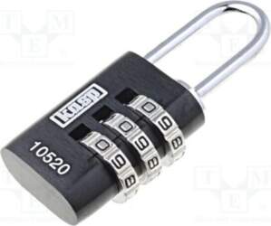 KASP Padlock; shackle,combination code; aluminium