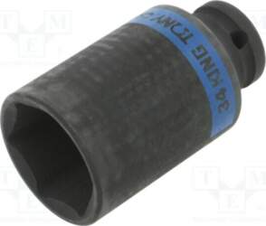 KING TONY Socket: 6-angles; socket spanner
