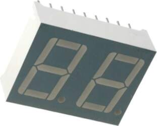 KINGBRIGHT ELECTRONIC Display: LED; 7-segment; 14mm