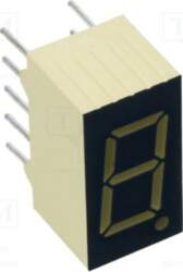 KINGBRIGHT ELECTRONIC Display: LED; 7-segment; 9