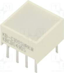 KINGBRIGHT ELECTRONIC LED backlight; red; Lens: