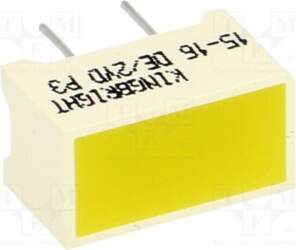 KINGBRIGHT ELECTRONIC LED backlight; yellow; Lens: